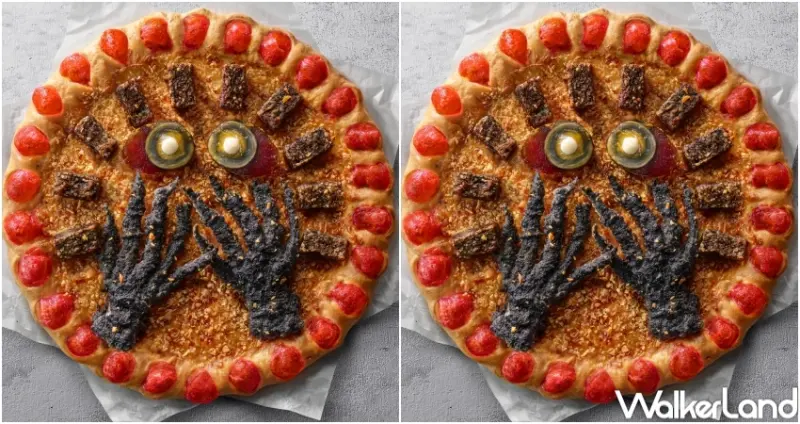 必勝客新品 鬼手魷魚搗蛋比薩 / WalkerLand窩客島提供 未經許可，不得轉載