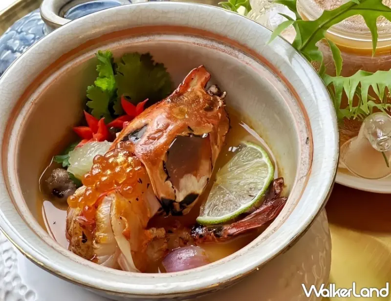 台北萬豪「泰空曼步」限時登場！泰國「Hell's Kitchen」明星主廚Naree精心設計八道式晚宴，融合日泰法式料理技法。