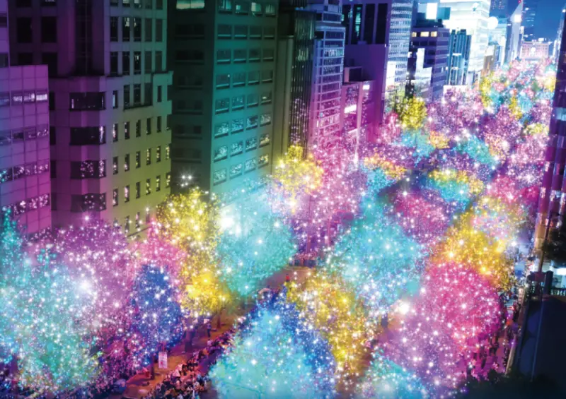 ▲2024年的「御堂筋彩燈節」將於11/3至12/31閃耀大阪/ 圖片來源：大阪・光の饗宴官網