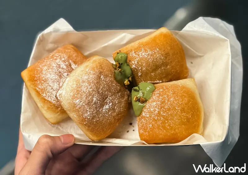 ▲▼「AGÉ age 烘焙選品」菜單推薦「開心果甜甜圈」售價60元 / WalkerLand窩客島整理提供