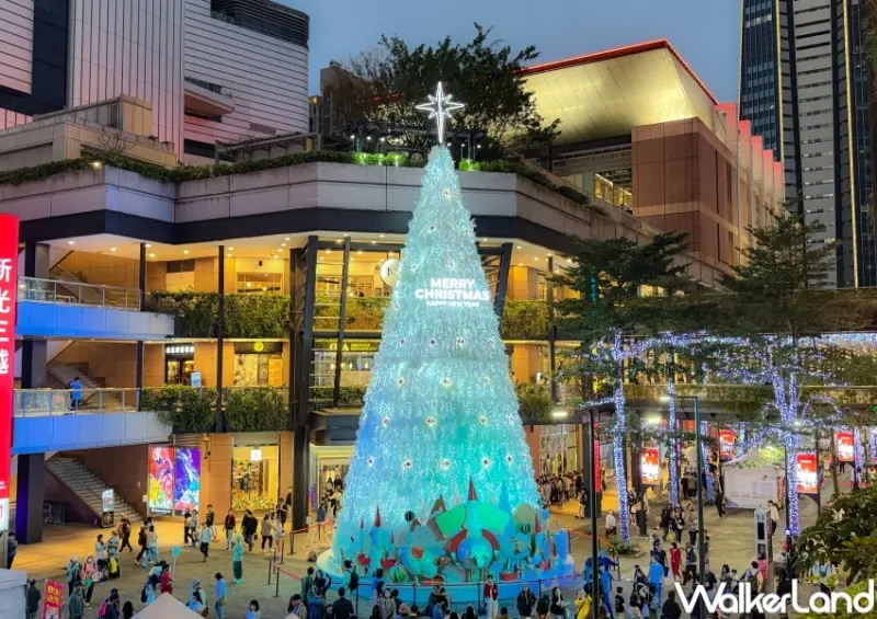 新光三越信義新天地2024聖誕樹  / WalkerLand窩客島提供 未經許可，不得轉載