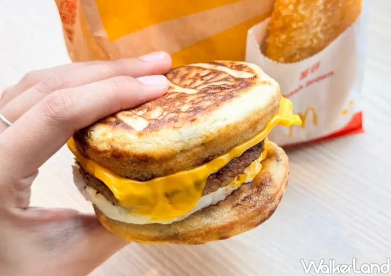 麥當勞McGriddle楓糖鬆餅堡 台灣販售資訊  / WalkerLand窩客島提供 未經許可，不得轉載