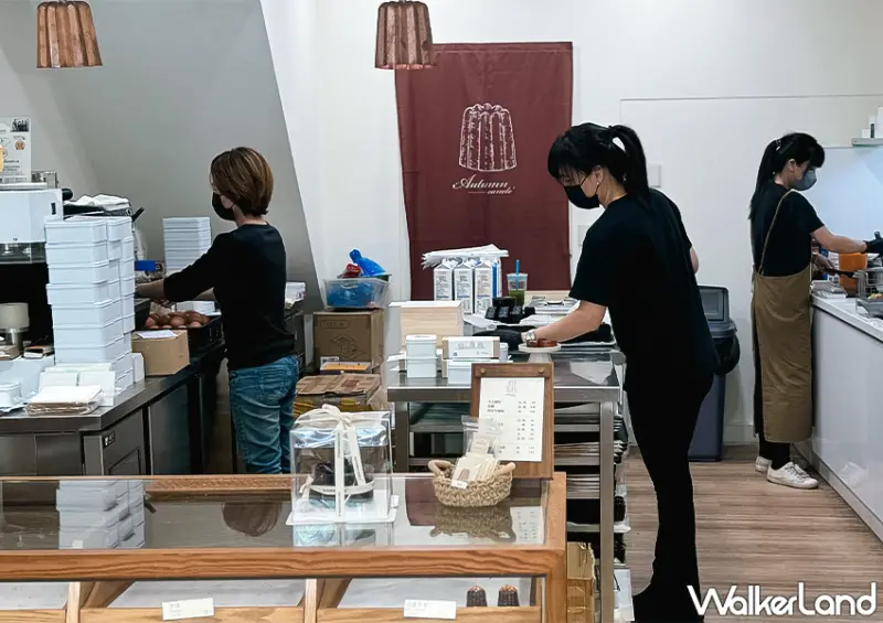 台南可麗露專賣店「Autumn canelé」每日售完為止，建議提早到場購買 / WalkerLand窩客島整理提供​​​​​​​​​​​​​​