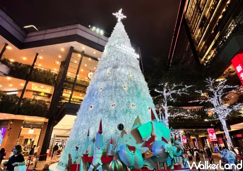 新光三越信義新天地2024聖誕樹  / WalkerLand窩客島提供 未經許可，不得轉載