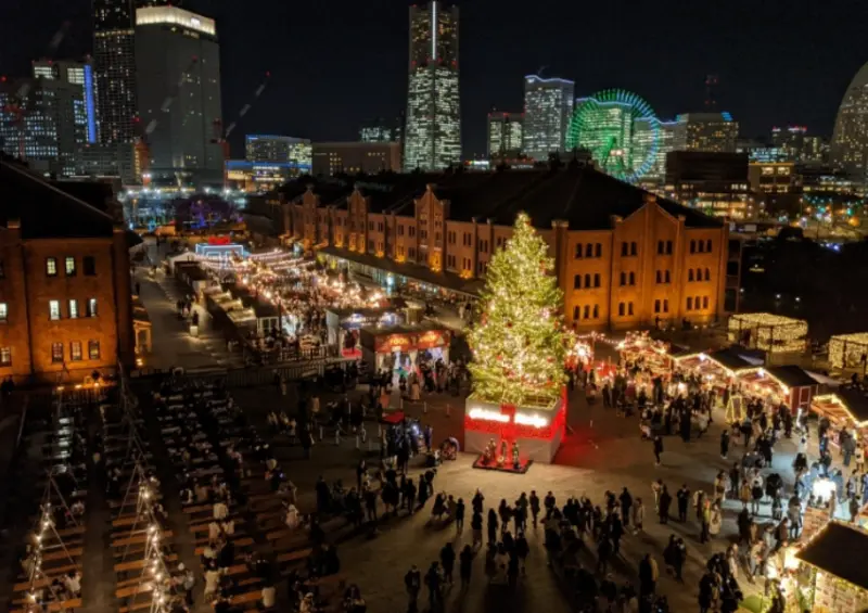 東京超熱門景點「橫濱紅磚倉庫」也有聖誕節活動