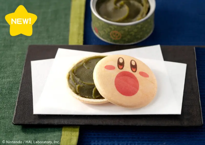 日本必買伴手禮「星之卡比最中」加入了京都府宇治產的抹茶餡；圖片來源／鶴屋吉信