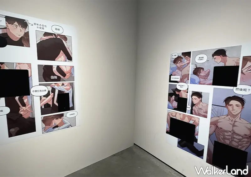 台南美術館展覽「吾妄之境」中「我的室友帥哥學長」展區在網路上爆紅 / WalkerLand窩客島整理提供​​​​​​​