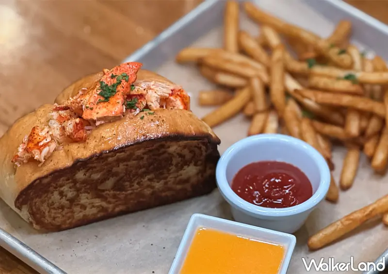 ▲▼關島餐酒館「Beachin' Shrimp」推薦菜單：龍蝦堡(Lobster Roll)、椰子炸蝦 (Coconut Shrimp) / WalkerLand窩客島 蕭芷琳 拍攝​​​​​​​