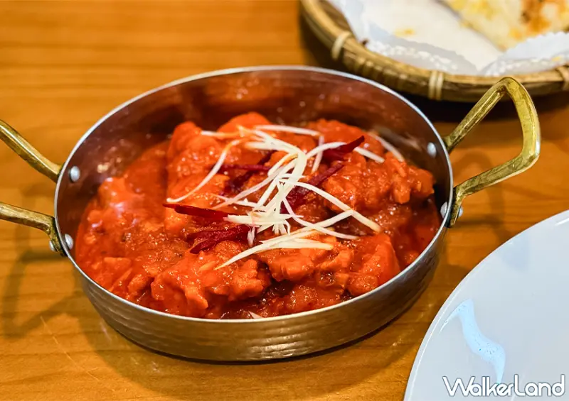 ▲林口印度料理「MEHFIL INDIAN CUISINE」菜單推薦「奶油雞咖哩」售價300元 / WalkerLand窩客島整理提供