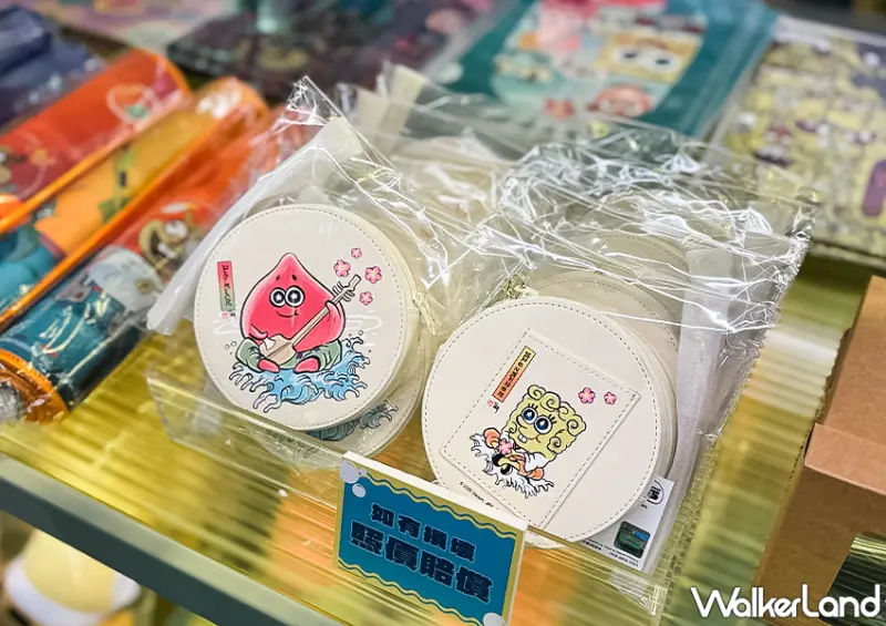 ▲▼台北華山「海綿寶寶快閃店」推出數10款以海綿寶寶為主題的限定商品 / WalkerLand窩客島 蕭芷琳 拍攝​​​​​​​