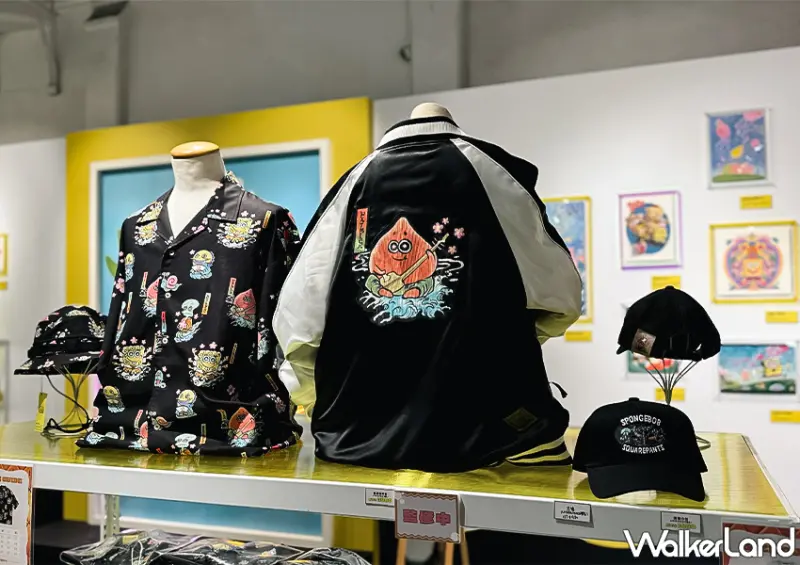 ▲▼台北華山「海綿寶寶快閃店」推出數10款以海綿寶寶為主題的限定商品 / WalkerLand窩客島 蕭芷琳 拍攝​​​​​​​