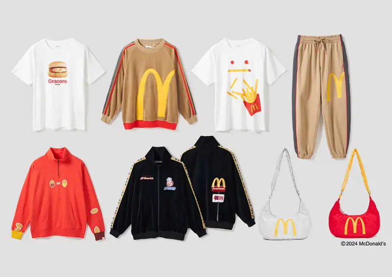 ▲▼日本設計品牌 graniph 攜手麥當勞，推出全新聯名系列 / graniph提供、WalkerLand窩客島整理​​​​​​​