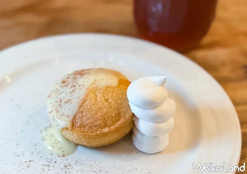 ▲關島餐酒館「Three Squares Restaurant」飯後還會附上蛋糕甜點 / WalkerLand窩客島 蕭芷琳 拍攝