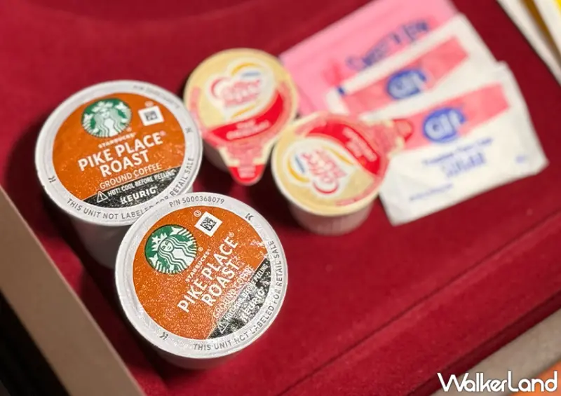 ▲▼關島五星級海景飯店「The TSUBAKI Tower」房間內還都會附上星巴克咖啡膠囊 / WalkerLand窩客島 蕭芷琳 拍攝​​​​​​​