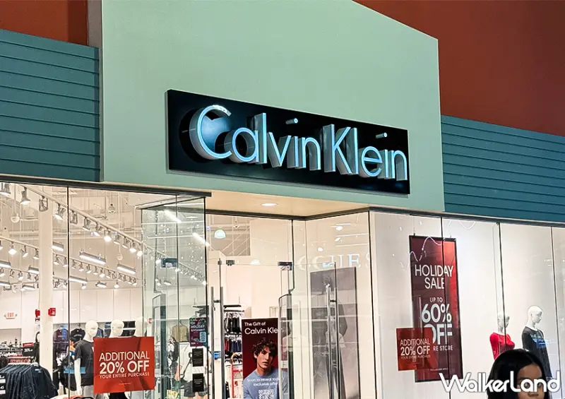 ▲關島自由行必逛Outlet「GPO」品牌推薦：Calvin Klein / WalkerLand窩客島 蕭芷琳 拍攝​​​​​​​