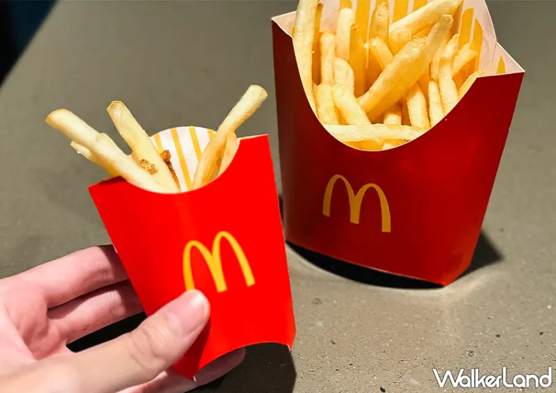 ▲▼「快樂兒童餐」保留了最經典的快樂餐盒，還附上迷你薯條盒與玩具 / WalkerLand窩客島 蕭芷琳 拍攝