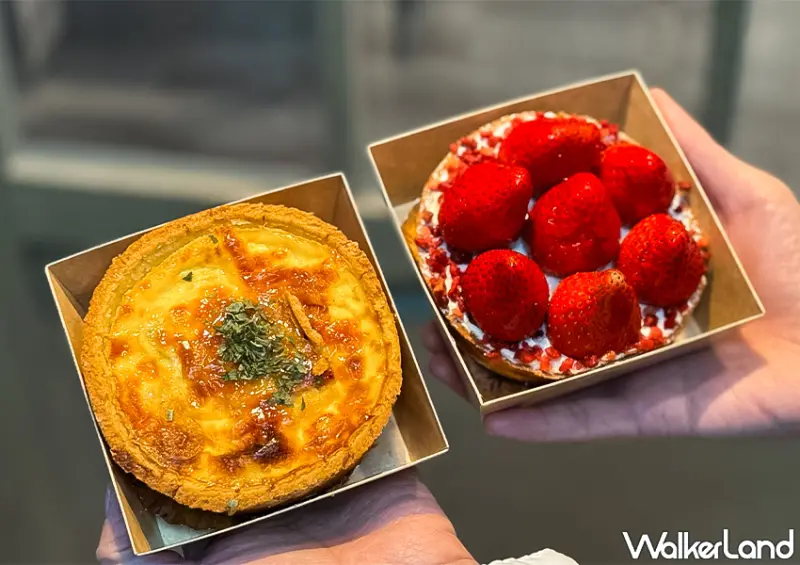 ▲▼基隆廟口夜市「立嘉糕餅」推薦菜單：個人草莓塔、草莓聖誕樹 / WalkerLand窩客島 蕭芷琳 拍攝