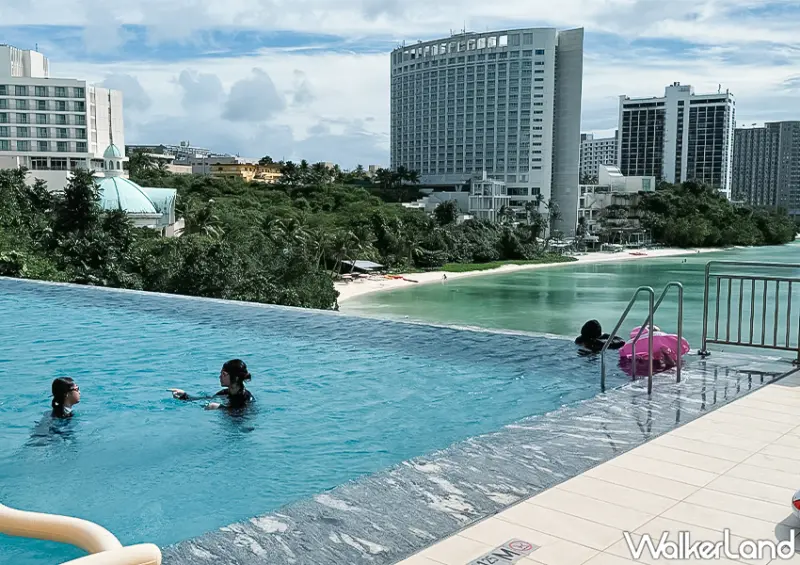 ▲▼關島五星級海景飯店「The TSUBAKI Tower」地點位於關島杜夢灣北端，超大無邊際泳池必拍 / WalkerLand窩客島 蕭芷琳 拍攝