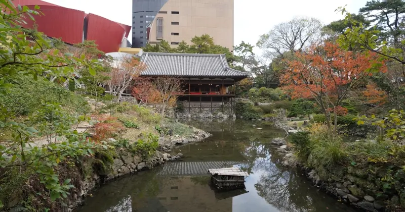 北九州賞楓景點！藏在市中心的世外桃源「小倉城庭園」，推薦正宗茶道體驗。