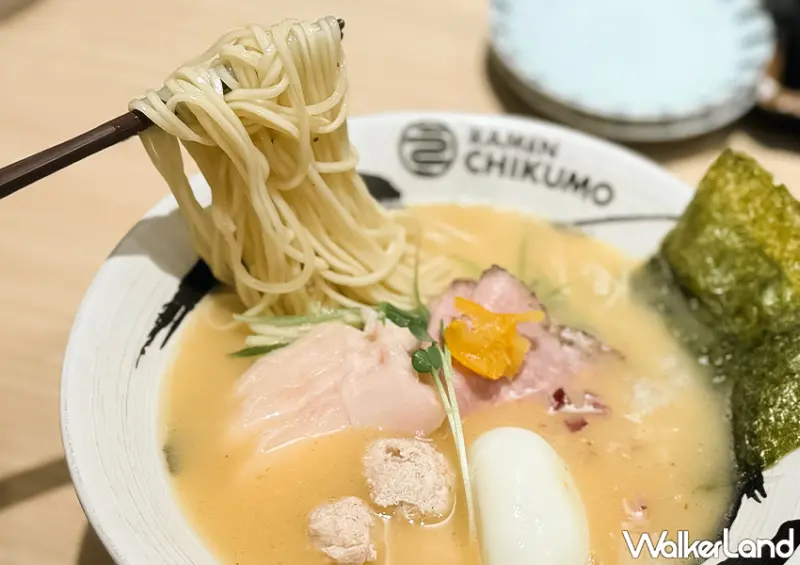 ▲▼台北宵夜拉麵店「麵屋千雲」招牌雞白湯拉麵 $350 / WalkerLand窩客島 蕭芷琳 拍攝