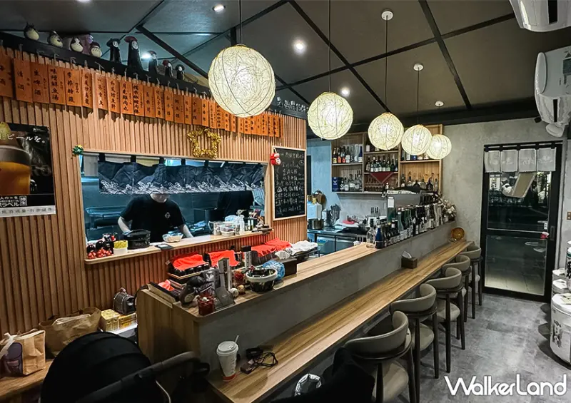▲▼信義安和美食「酒叁炭火居酒屋」雖然店內空間不大，但設計感與細節打理得宜 / WalkerLand窩客島 蕭芷琳 拍攝