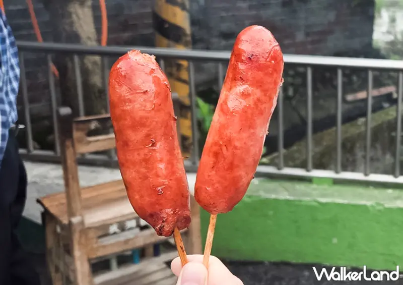 ▲▼宜蘭小吃老店「武淵香腸伯」擺攤超過一甲子！菜單必點「一串心」只要10元開吃 / WalkerLand窩客島 蕭芷琳 拍攝