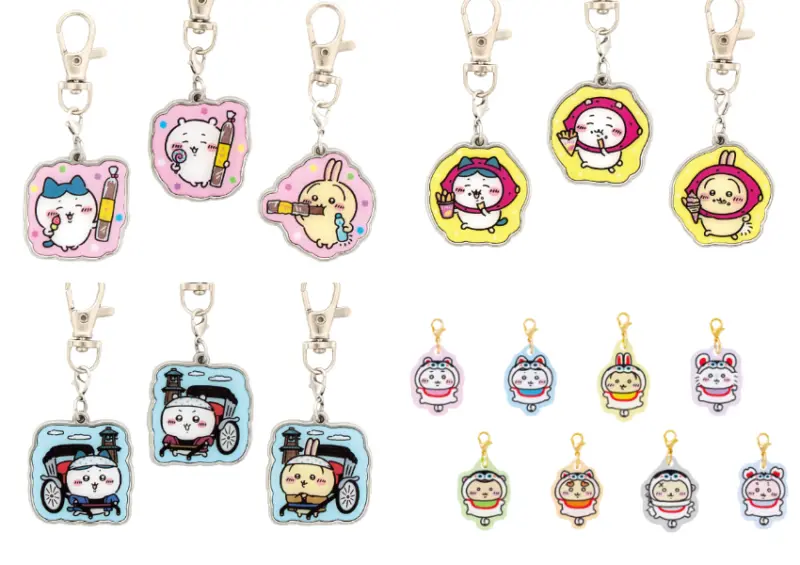 ▲▼埼玉縣川越「吉伊卡哇 MOGUMOGU 本舖」推薦品項：地瓜系列商品、壓克力吊飾 / ちいかわもぐもぐ本舗提供、WalkerLand窩客島整理