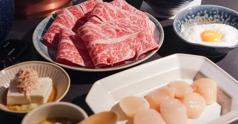 280元吃壽喜燒！台北東區火鍋「しゃぶ信玄」小菜任你吃到飽，肉控還能直接不點菜盤。