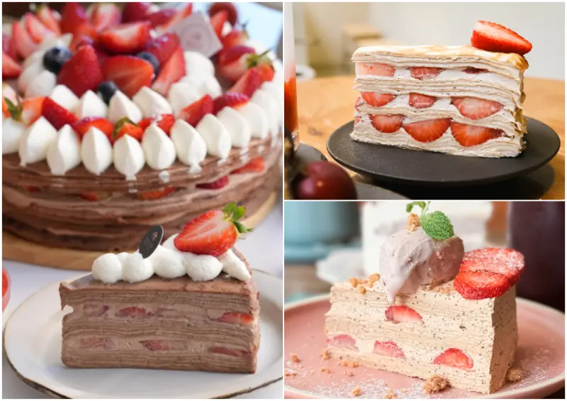 ▲▼台北5家「草莓千層蛋糕」推薦，草莓控們錯過再等一年 / WalkerLand窩客島 蕭芷琳 拍攝、皮皮手作千層蛋糕提供
