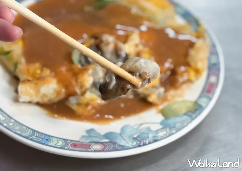 ▲▼台南新營美食「阿翔蚵仔煎」推薦菜單：蚵仔煎 $65 / WalkerLand窩客島 蕭芷琳 拍攝