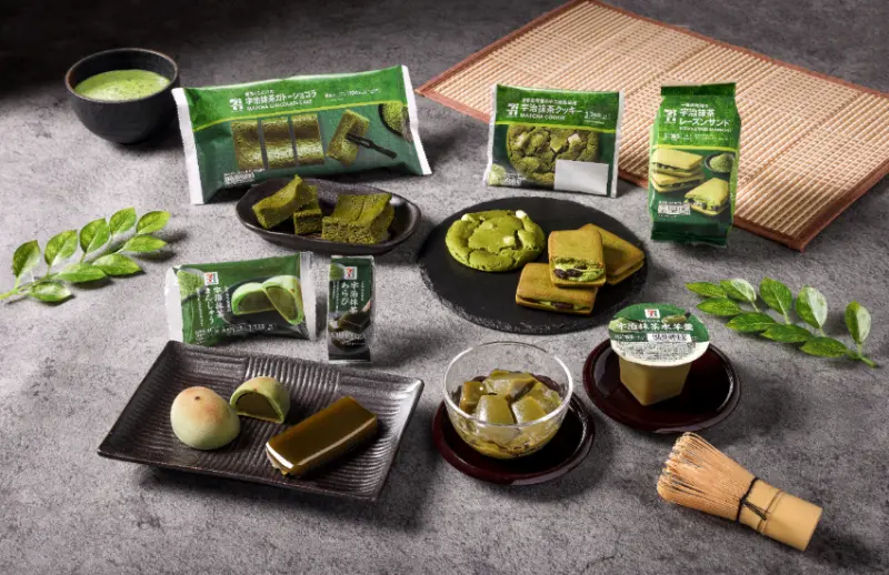 抹茶控必吃清單！日本7-11推出宇治抹茶系列甜點，眾多熱門商品一次網羅。