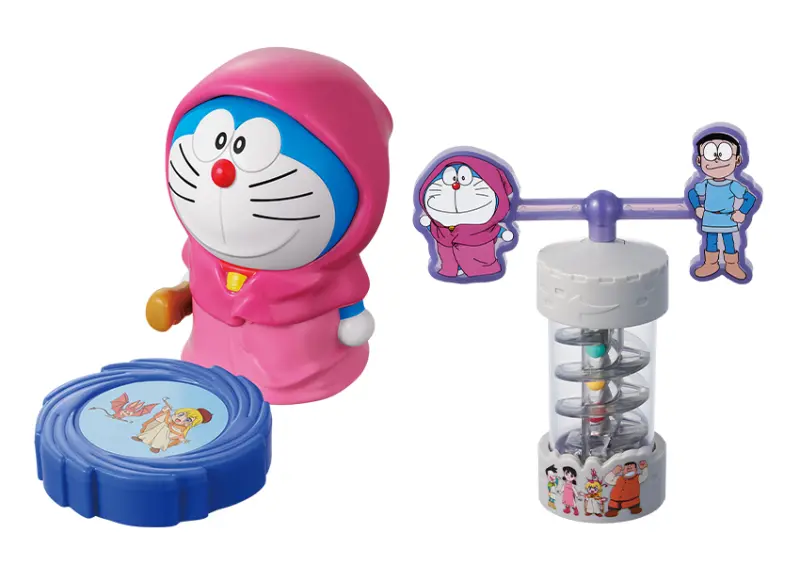 ▲「日本麥當勞 x 哆啦A夢」第一週玩具 / マクドナルド提供、WalkerLand窩客島整理​​​​​​​
