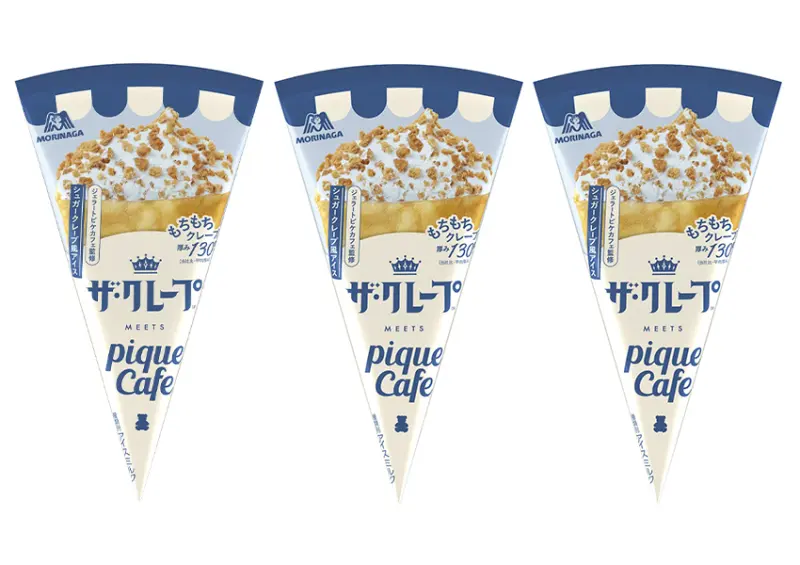 ▲日本 7-11「gelato pique cafe 可麗餅雪糕」售價218日圓（含稅235.44日圓） / ジェラートピケカフェ提供、WalkerLand窩客島整理