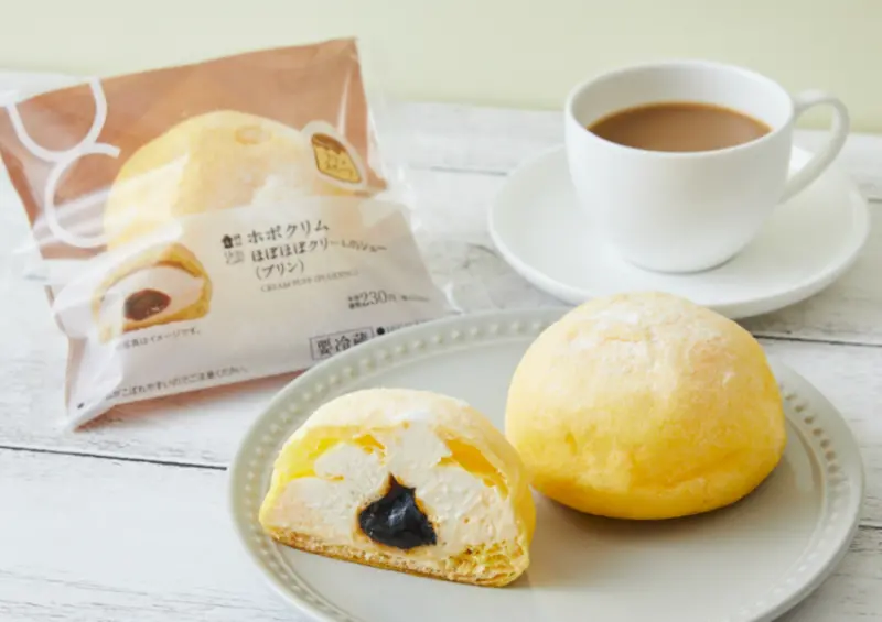 ▲日本超商 LAWSON「布丁甜點季」推薦清單：布丁泡芙 ¥248 / LAWSON提供、WalkerLand窩客島整理