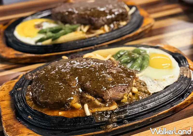 ▲基隆牛排自助吧吃到飽「犇王牛排」推薦菜單：沙朗牛排 $350/ WalkerLand窩客島 蕭芷琳 拍攝