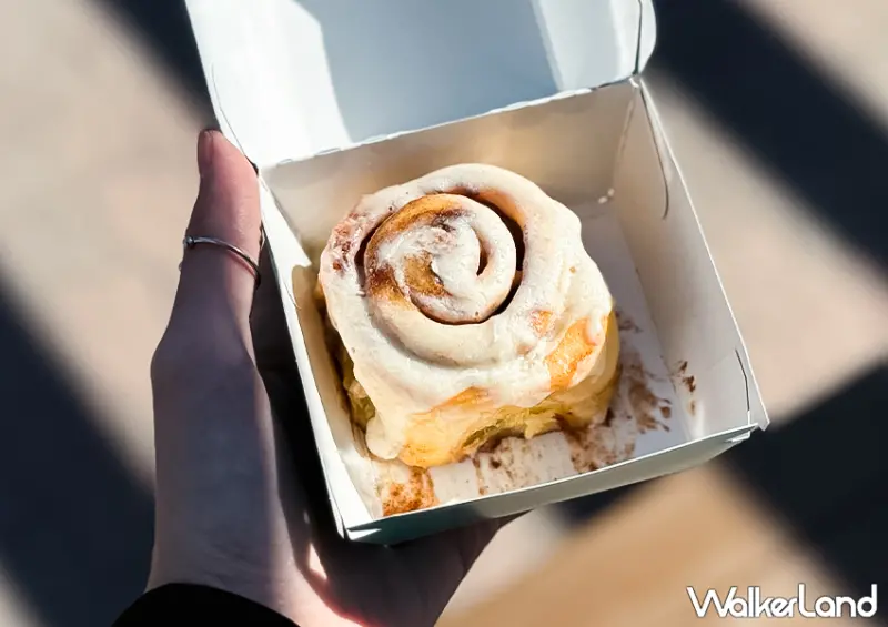 ▲如果說到來「Cinnabon」必點的品項，那絕對是「招牌經典肉桂捲」 / WalkerLand窩客島 蕭芷琳 拍攝