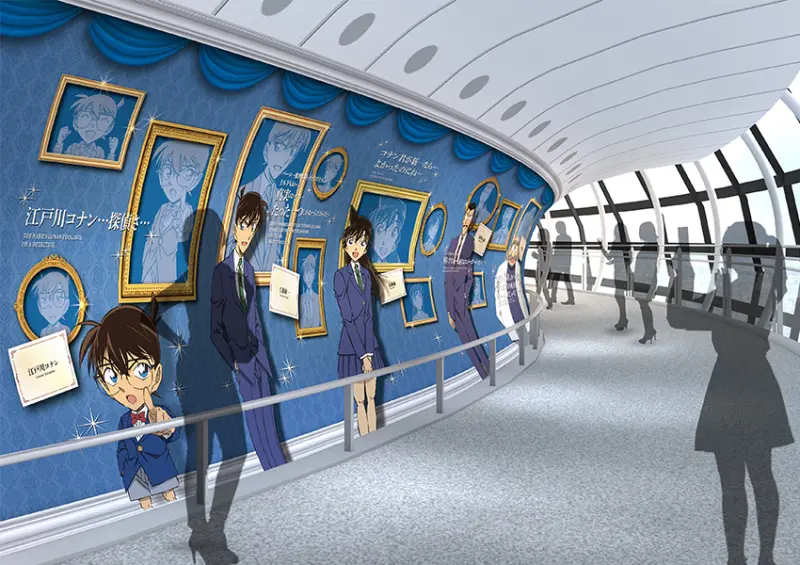 ▲東京景點「名偵探柯南 x 東京晴空塔」拍照打卡點：天望回廊 / 東京晴空塔提供、WalkerLand窩客島整理