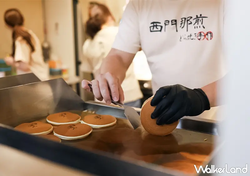▲來西門町不能錯過的銅鑼燒！西門町美食推薦「西門那煎銅鑼燒」藏身西門萬年大樓中B1 / WalkerLand窩客島 蕭芷琳 拍攝​​​​​​​