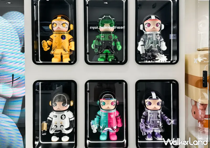 ▲逢甲夜市最大扭蛋店「心痛扭蛋機」店內擁有超過200台扭蛋機 / WalkerLand窩客島 蕭芷琳 拍攝