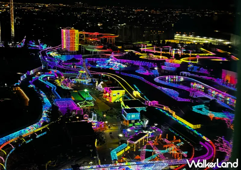 ▲東京樂園推薦「讀賣樂園」今年更特別推出「夜櫻寶石燈飾秀」 / WalkerLand窩客島 蕭芷琳 拍攝