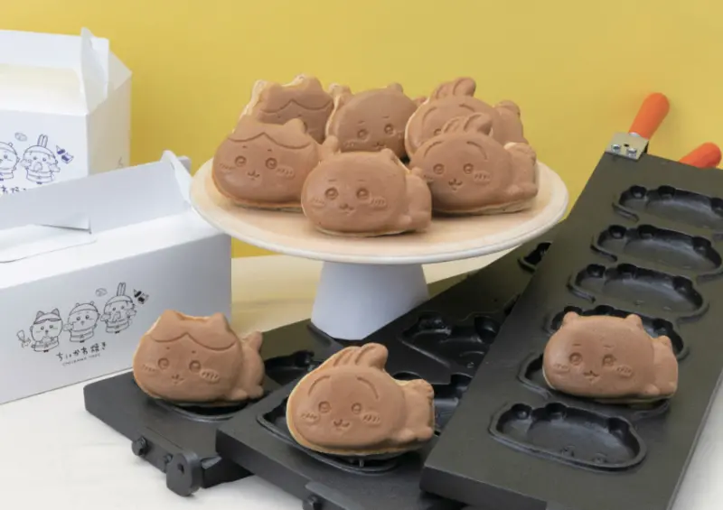 ▲全球首間！東京橫濱「吉伊卡哇鯛魚燒店」於即日起開放入店抽選 / ちいかわ焼き提供、WalkerLand窩客島整理