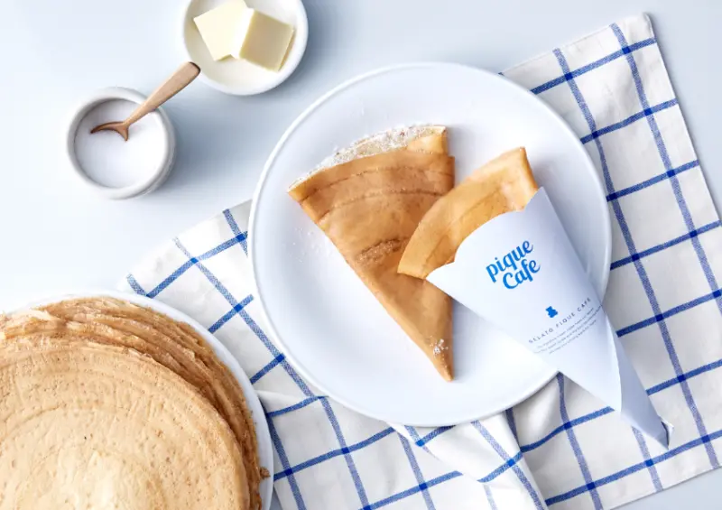 ▲跪求台灣也要！日本 7-11「gelato pique cafe 可麗餅雪糕」強勢登場 / ジェラートピケカフェ提供、WalkerLand窩客島整理