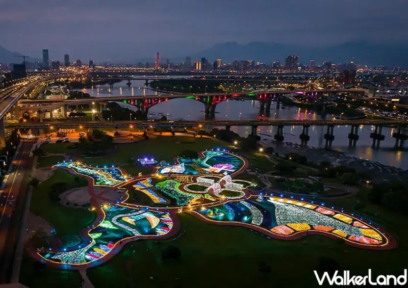 板橋蝴蝶公園變美了！新北河濱蝶戀季15種株花海、夜景、市集，只有2週。