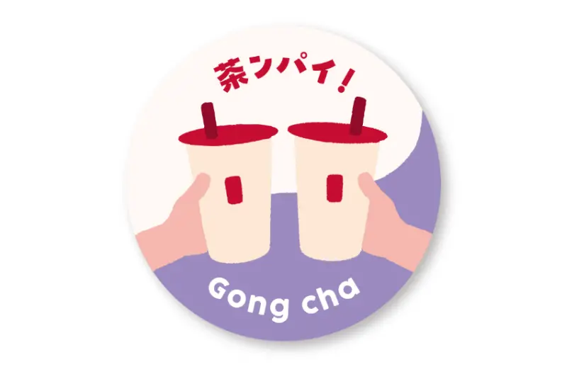 ▲很有設計感也很有品牌象徵的貼紙。