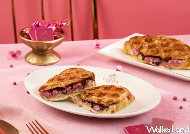 ▲GODIVA巧克力新甜點「紅寶石巧克力可芙」5/5開賣 / GODIVA 提供、WalkerLand窩客島整理