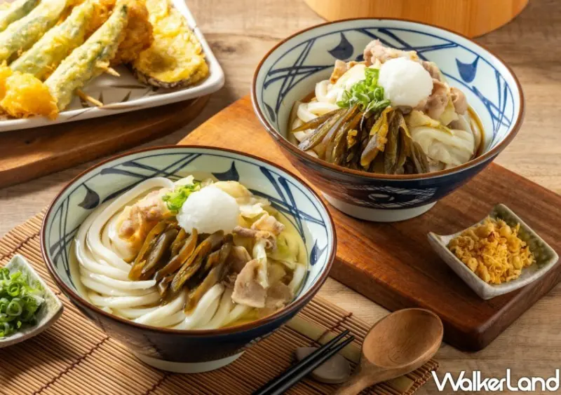 ▲五月限定新口味「剝皮辣椒豬肉烏龍麵」 / 丸亀製麵 提供、WalkerLand窩客島整理