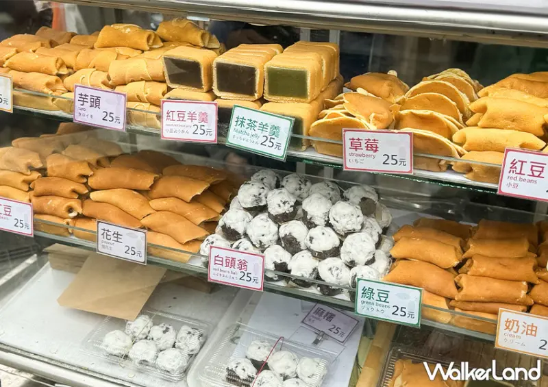 ▲基隆美食推薦「名古屋日式點心」從「白頭翁」、「奶油捲」到「羊羹銅鑼燒」都超推薦 / WalkerLand窩客島 蕭芷琳 拍攝