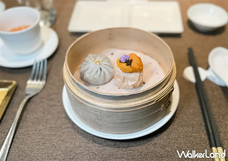 ▲台北高級餐廳「海峽會」推薦菜單：潮式鹿菲力雲勝粿、黑金海膽燕皮燒賣皇 / WalkerLand窩客島 蕭芷琳 拍攝​​​​​​​