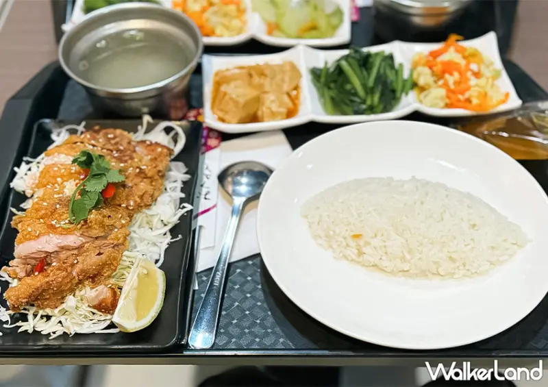 ▲基隆平價泰式料理「安一海南雞飯」推薦菜單：椒麻雞飯 $120 / WalkerLand窩客島 蕭芷琳 拍攝