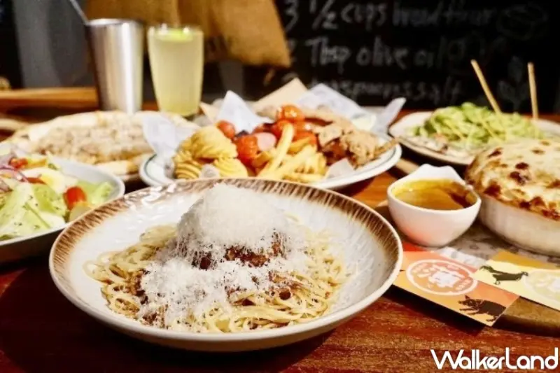 ▲薄多義5月份每週二享有新品「挽肉と麵、秋刀魚波菜青醬義大利麵、南洋風味雞腿皮烤飯」第2件半價 / 薄多義提供、WalkerLand窩客島整理